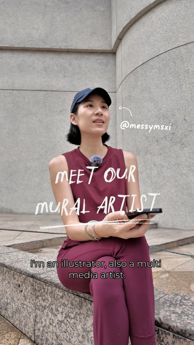 Image 41: Come closer! 👀 Let’s dive into the story behind The Cathay’s very own mural, brought to life by the talented @messymsxi 🎨✨​ ​ Hear from the artist herself as she shares the inspiration, details, and meaning behind this stunning masterpiece! 🔍🎭​ #TheCathayExperience #CathayMalls